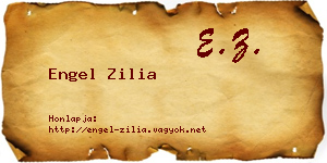 Engel Zilia névjegykártya