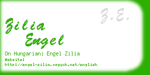 zilia engel business card